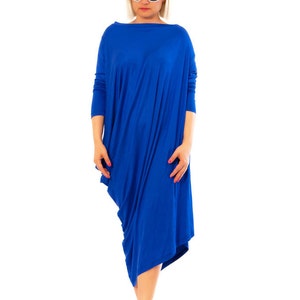 Blue Dress, Caftan Dress, Long Dress, Winter Dress, Plus Size Clothing ...