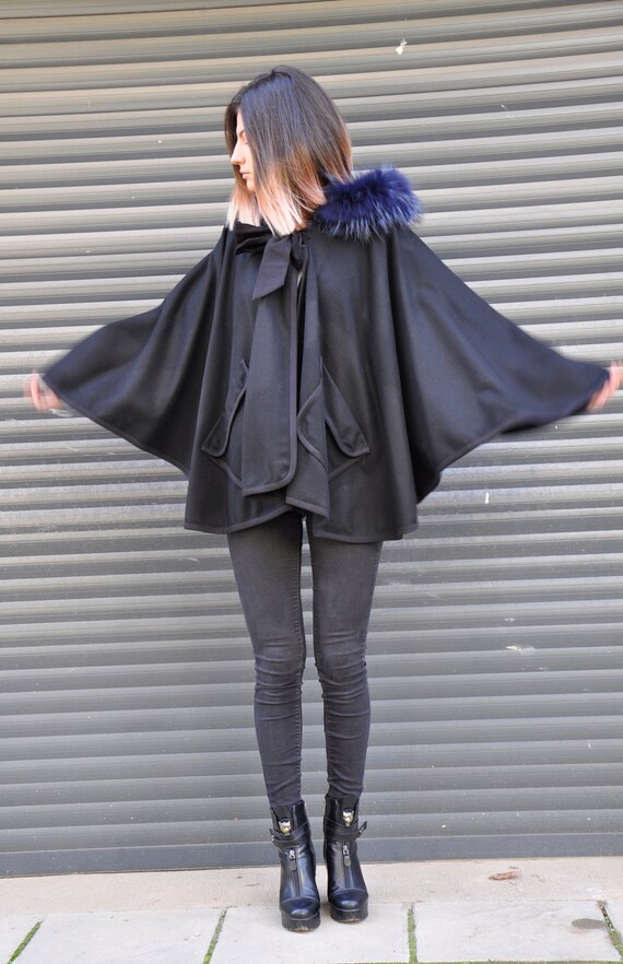 women's plus size winter capes