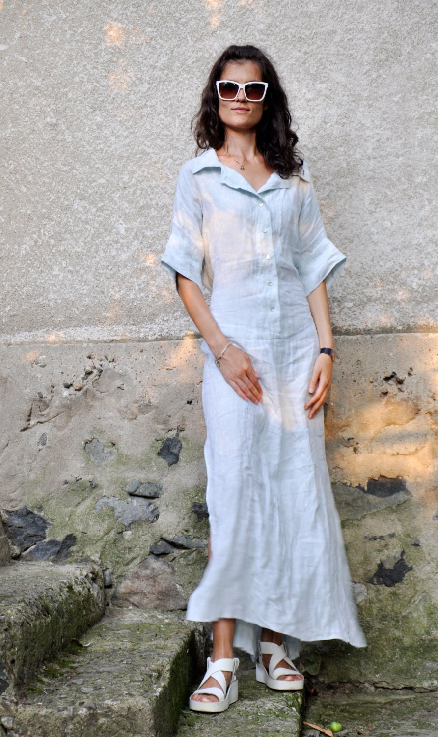 x line dress pattern A-Line Maxi Dress Sewing Pattern PDF — Friedlies main image 1