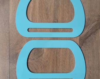 Acrylic bag handle pair- letterbox