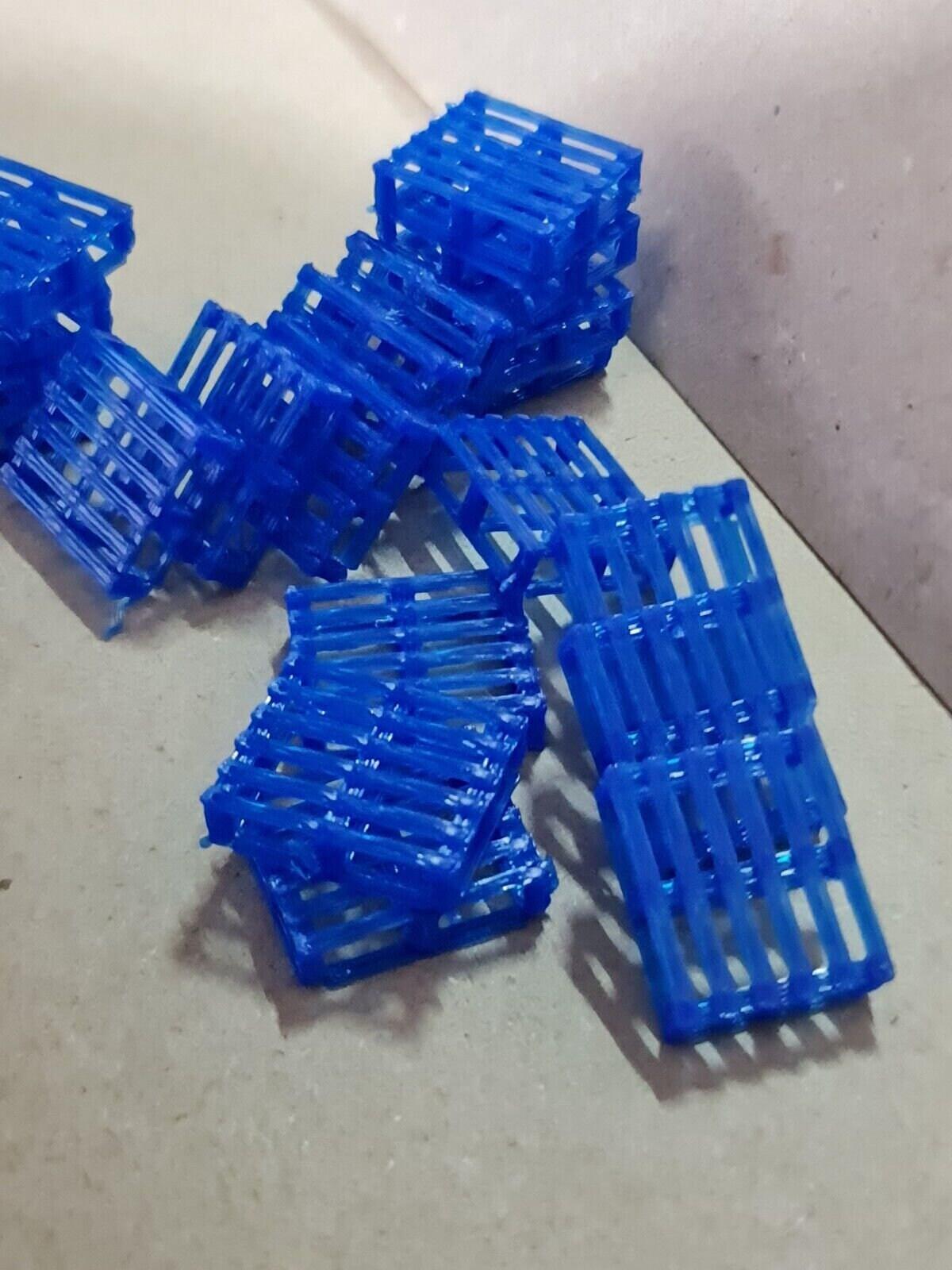 MODEL RUSTY BROWN MESH STILLAGE CONTAINERS - O GAUGE 1/43.5 - PACK OF 5 - Foto 2