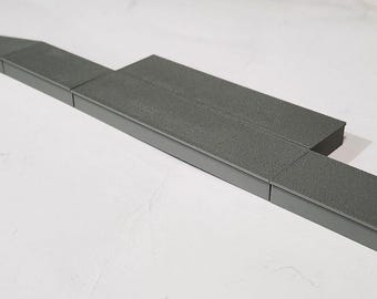 Eisenbahn Zug Station Flugsteig 6 Stück Bausatz Spurweite 1:450 Eisenbahn