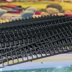 Barandillas de valla, escala OO/HO, nuevas, paquete de 25, negras, escala 1:76, para maquetas de trenes y ferrocarriles.