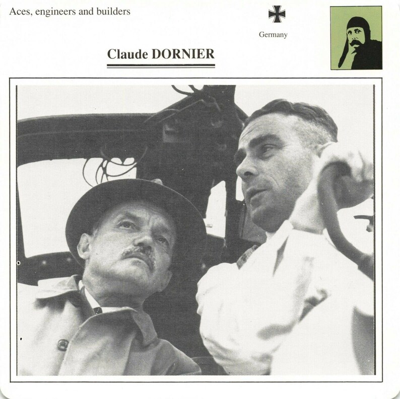Professor Claude Dornier Aircraft Engineer Warplanes Collectors Club