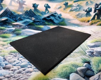Podstawki prostokątne do gier wojennych PLA 50 x 75 mm, plastikowe, do gier wojennych - Gry planszowe