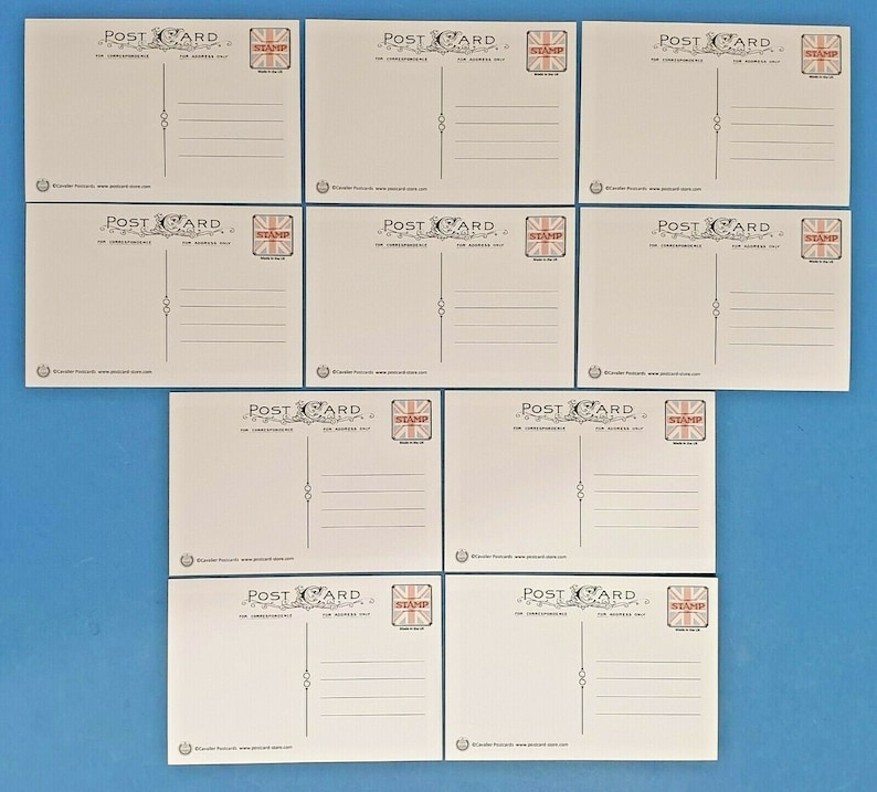 Set of 10 NEW B/&W Fairground Postcards for Postcrossing Postcardsofkindness