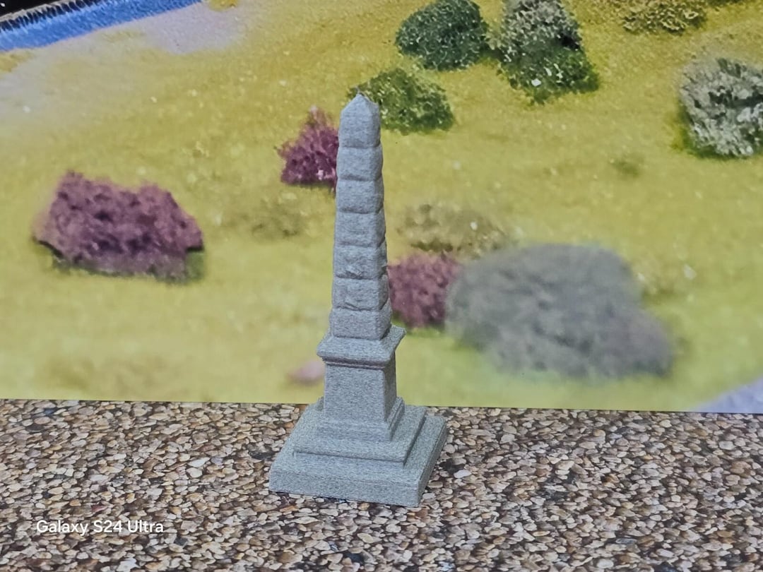 Oo Scale Statue OO Gauge 1:76 Scale Stone Obelisk Monument Models Model Train Railway ...