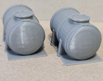 New 2 Pack Gas Fuel Petrol Tank Body OO HO Gauge 1:76 Scale Models Train Railway