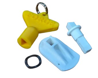 Gas Electric Meter Box Utility Cupboard Repair Kit Latch Catch Lock & Key PLA