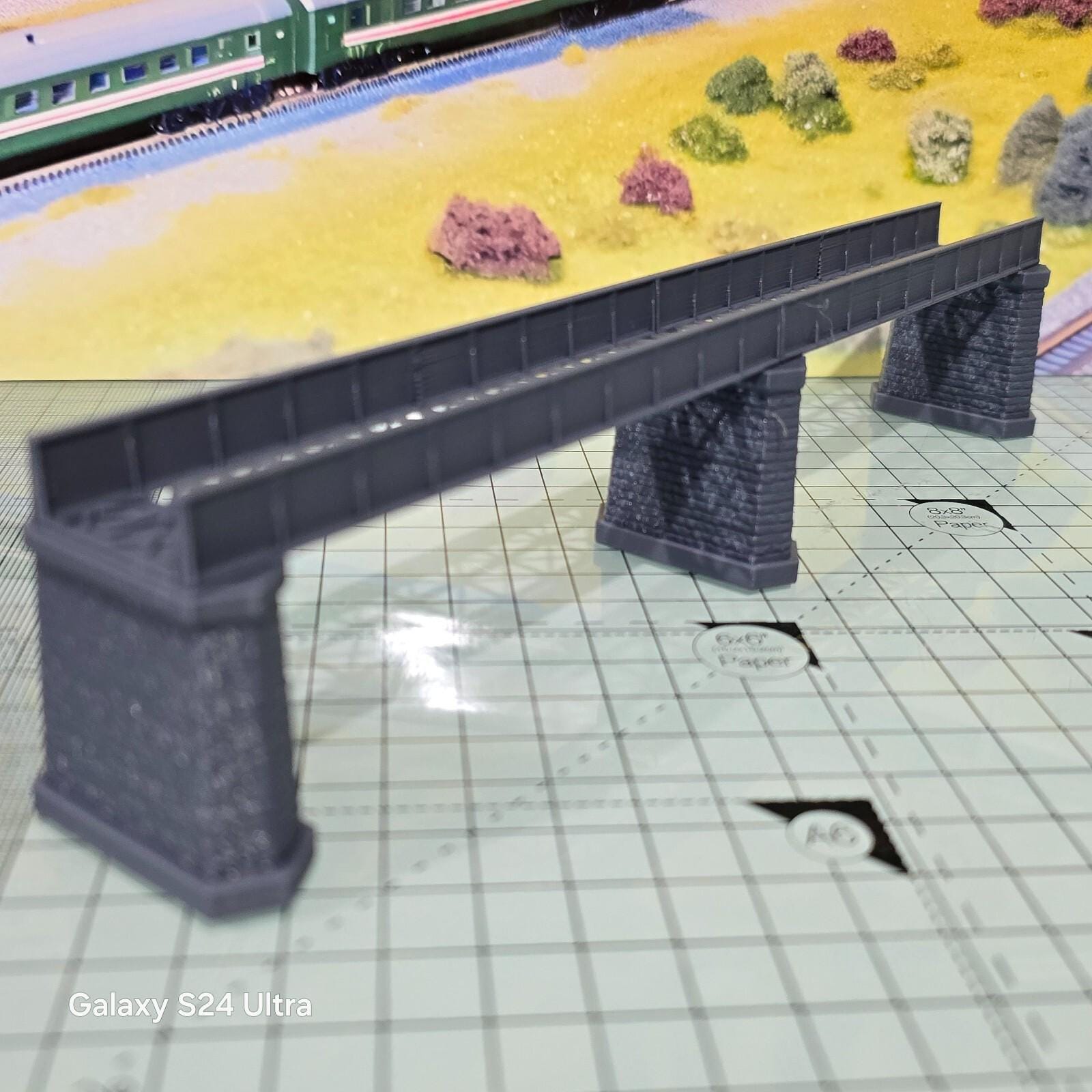 Zゲージ単線鉄桁橋模型鉄道レイアウト 1:220スケール - Etsy 日本