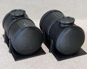 New 2 Pack Gas Fuel Petrol Tank Body OO HO Gauge 1:76 Scale Models Train Railway
