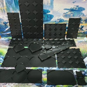 Round to square movement trays old world 25mm 32mm 40mm 50mm 60mm oval image 4