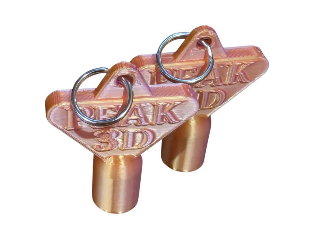 2 X Gas Electric Meter Box Utility Triangle Key Cupboard Silk Pink Gold ...