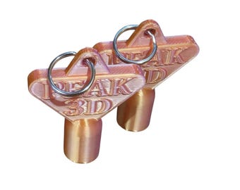 2 x gas electric meter box utility triangle key cupboard silk pink gold