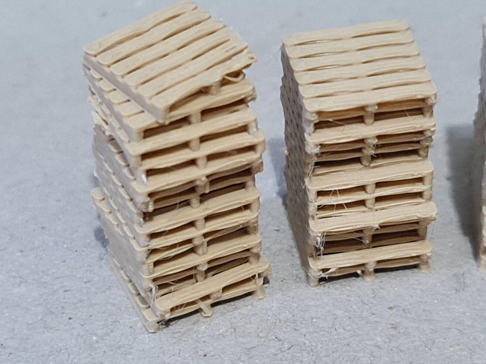 Busch 1810 Scala HO Pallet Di Legno - Kit In Legno Tagliato - Foto 11