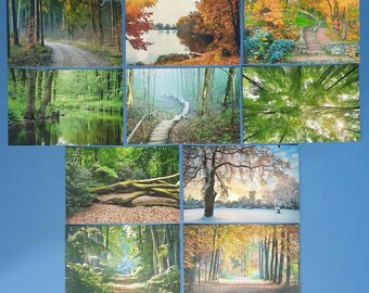 Set of 10 NEW Trees & Woodland Postcards for Postcrossing  Postcardsofkindness