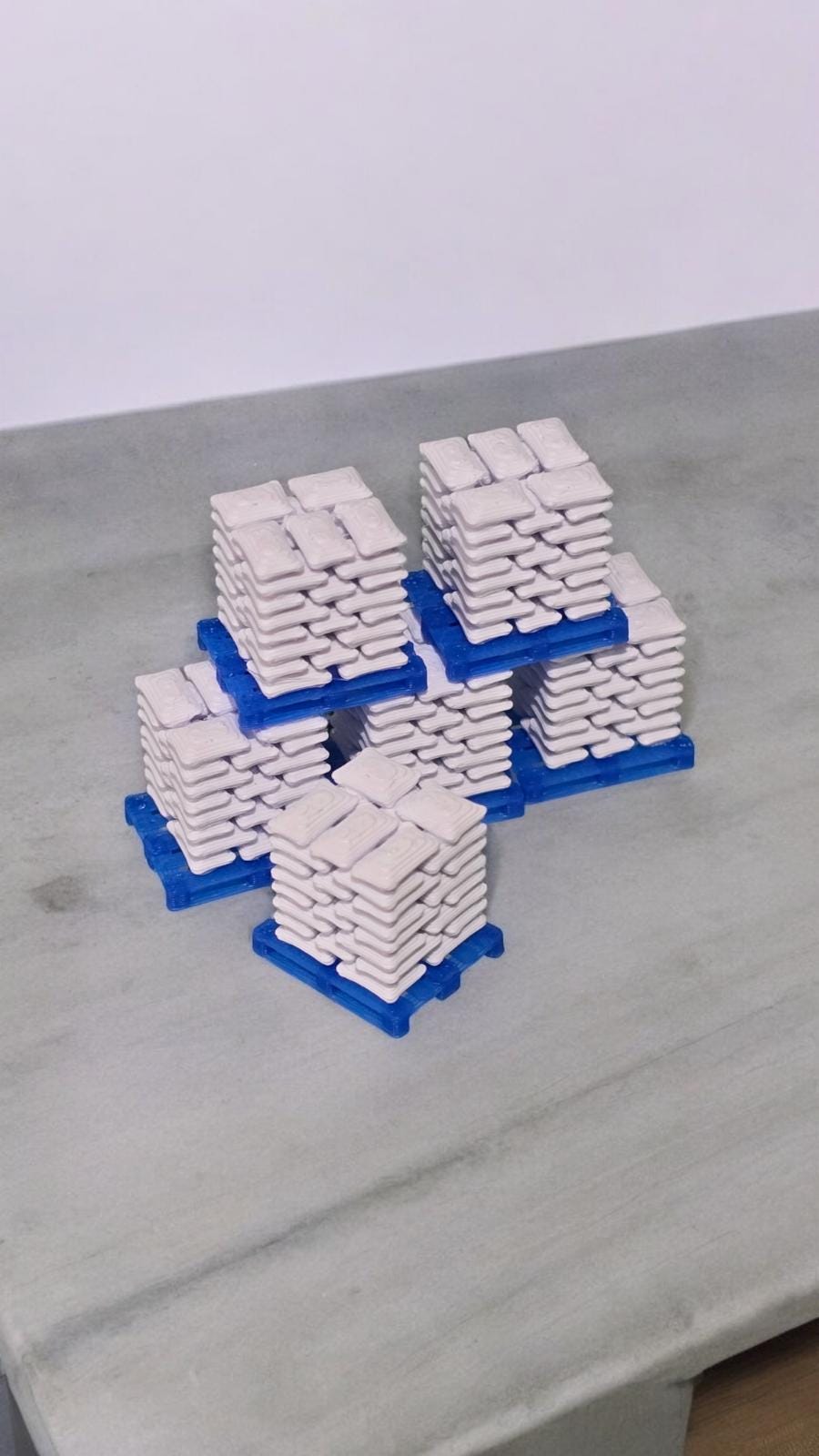 MODEL RUSTY BROWN MESH STILLAGE CONTAINERS - O GAUGE 1/43.5 - PACK OF 5 - Foto 6