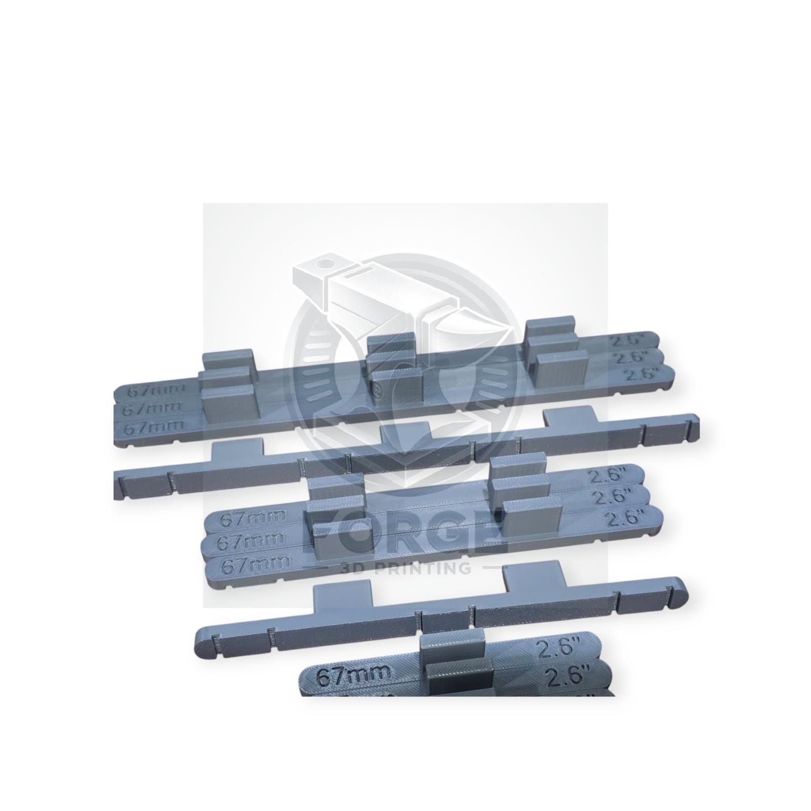 Common Rail Tester Modellbahn-Parallelgleiswerkzeug Für Spurweite OO – 4 Stück, Je 67 Mm, Aus PLA, Perfekt Für Präzise Gleisverlegung Paulmann Rail