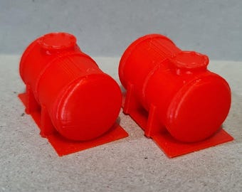 New 2 Pack Gas Fuel Petrol Tank Body OO HO Gauge 1:76 Scale Models Train Railway