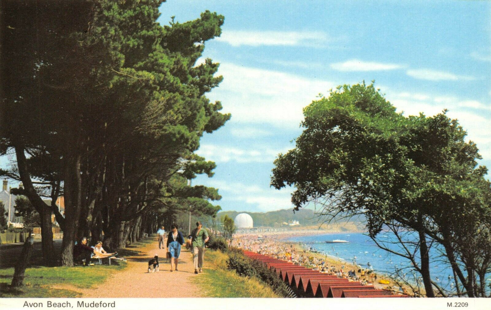 Vintage Dorset Postcard Avon Beach Mudeford FO1 Etsy