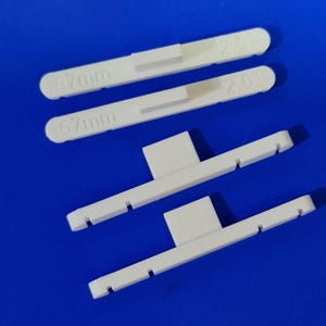 New 4 Pack White 67mm OO/HO Gauge Parallel Track Tools Model Railway Train