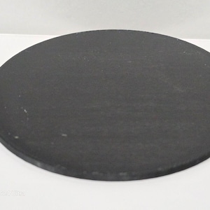 Small Miniature Model Bases  1pc 100mm Round 3mm Deep Thick Circular Base, Black