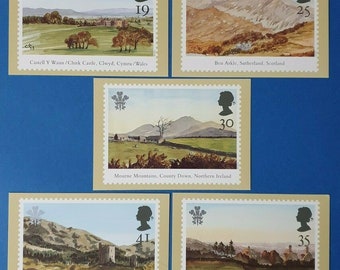 Set of 5 PHQ Stamp Postcard Set No.159 Investiture 25th Anniv. BI2