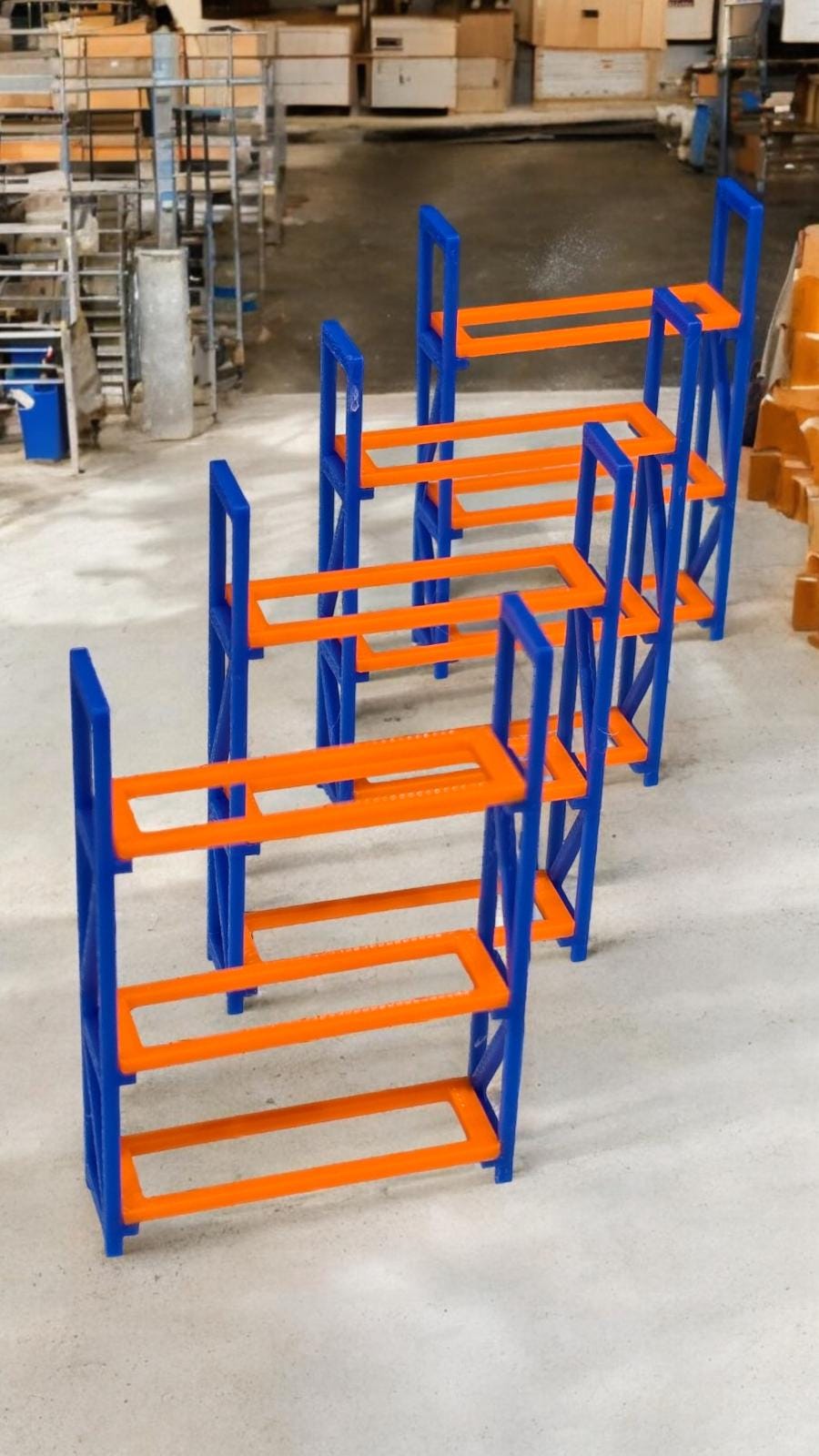 Bullet Train Rack Pallet Racking Racks 1:76 Scale OO Gauge Model Train Railways Dioramas ...