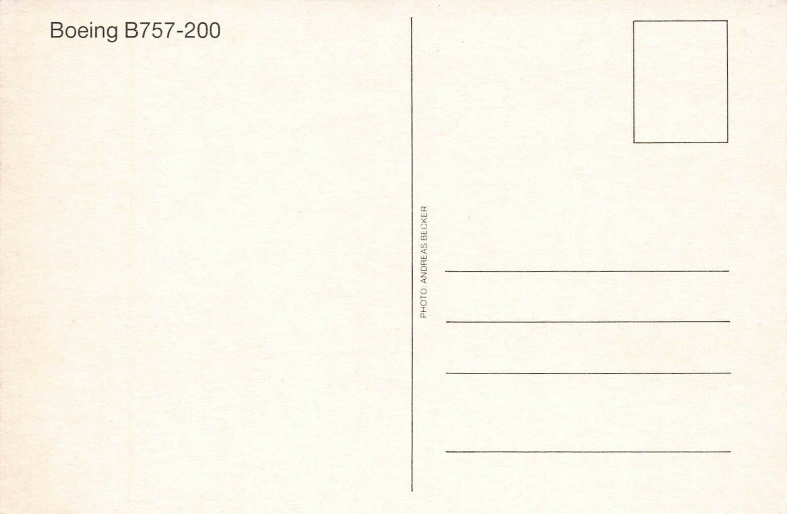 Fly Postcard Aircraft Postcard Fly the Bluebirds Boeing 757-200 - Etsy UK