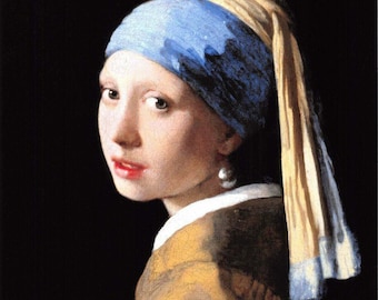 Superb Quality 10x8" Art Print The Girl with the Pearl Earring Johannes Vermeer