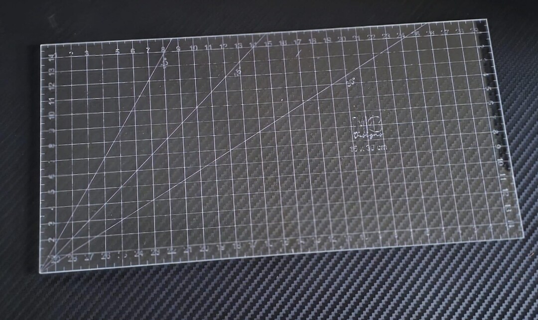 15 X 30cm Acrylic Sewing Ruler - Etsy