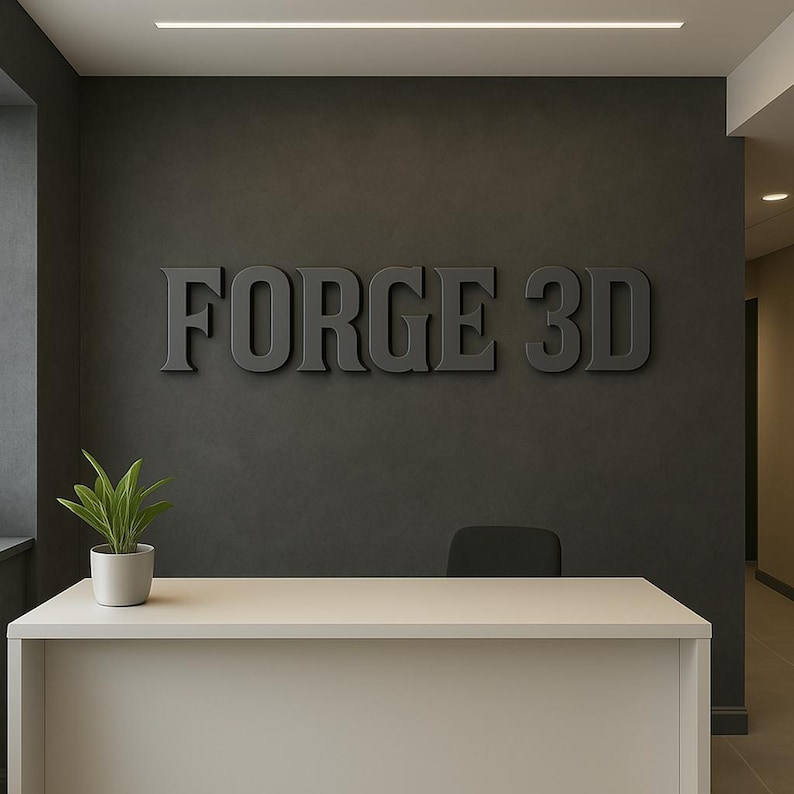 Custom 3D Printed Letters Numbers Signs Indoor or Outdoor Smooth or ...