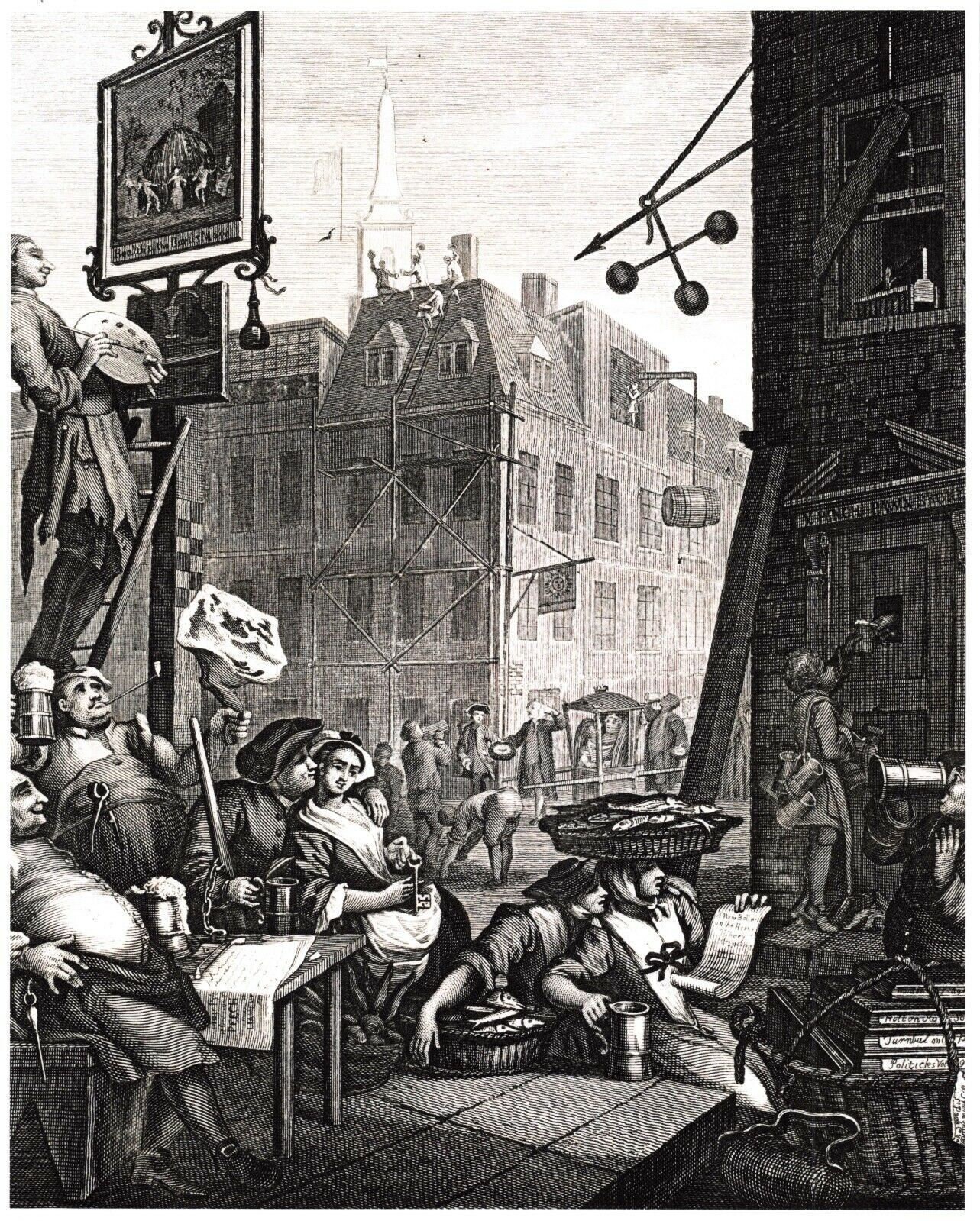 William Hogarth Beer Street Vintage 1751 Repro Art Print 10x8 - Etsy Canada William Hogarth Beer Street Vintage 1751 Repro Art Print 10x8 - Etsy Canada