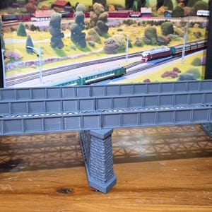 Long N Gauge Twin Track Bridge Girder Model Railway Track Bridge