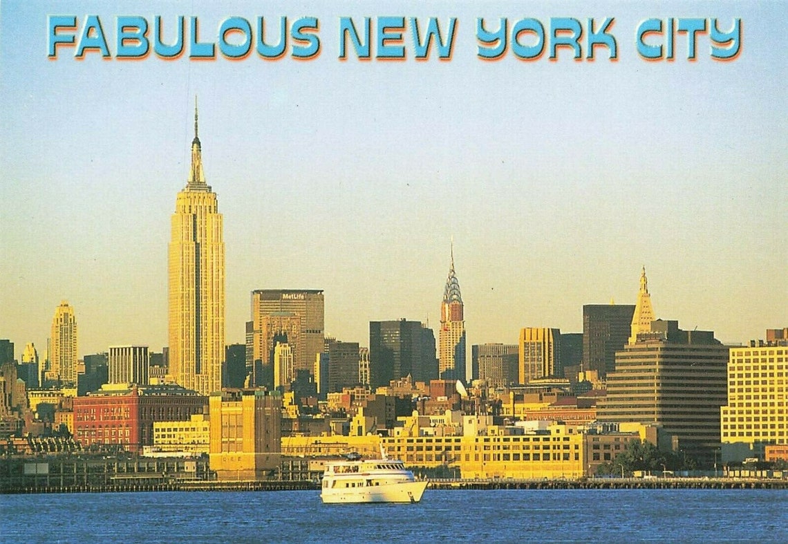 Carte postale des ÉtatsUnis Midtown Manhattan Fabulous New Etsy