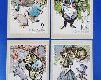 Set of 4 PHQ Stamp Postcards Set No.37 United Nations Year of the Child B1J