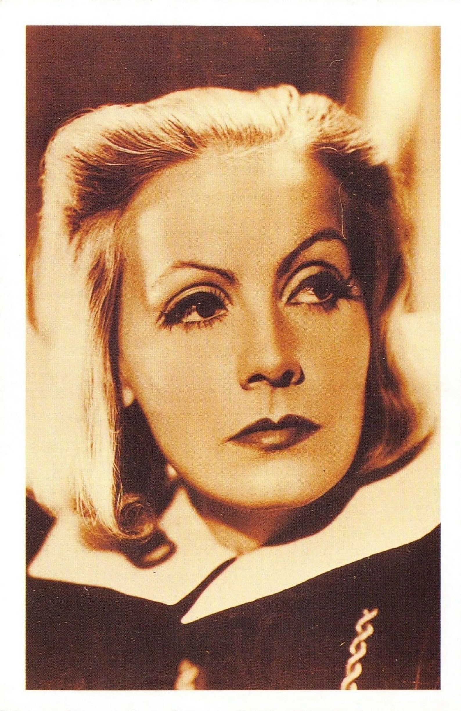 Nostalgia Postcard Actress Greta Garbo 1933 Reproduction Card | Etsy