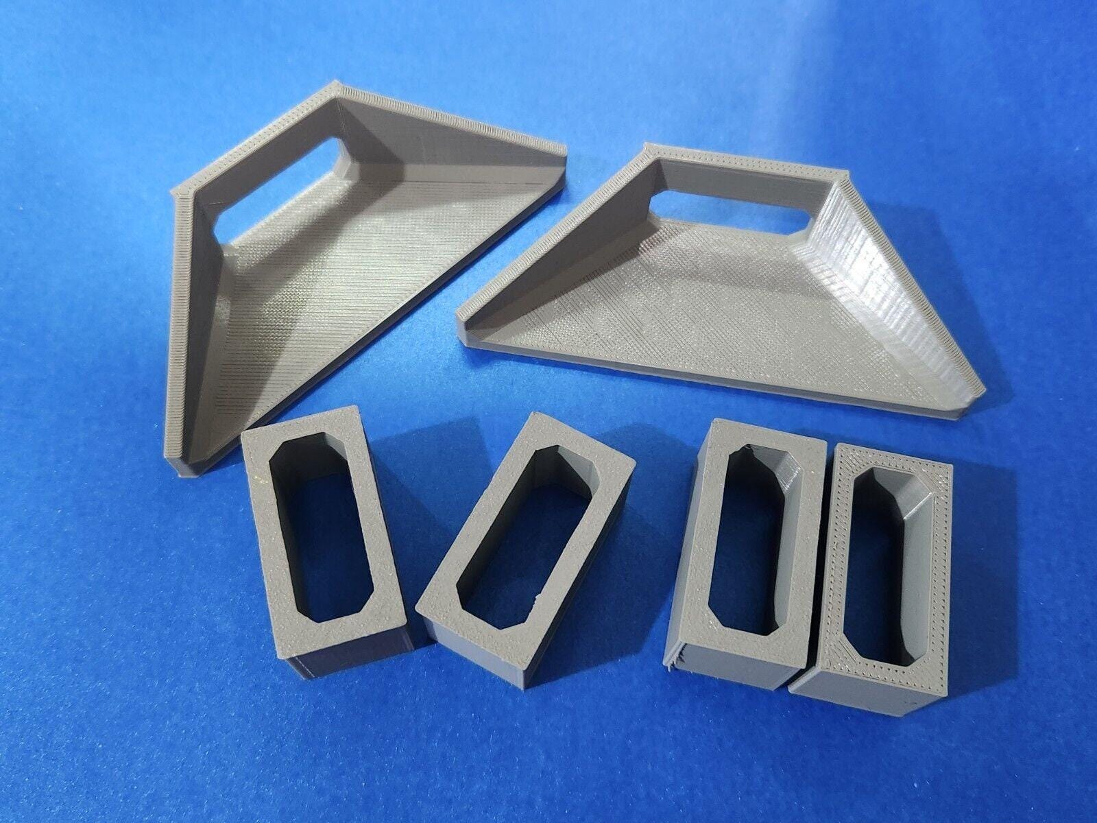 OO Gauge 1:76 Scale 6 Piece Culvert Set 2.5x1.0m in Concrete Grey ...