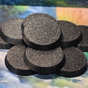 40mm round wargaming bases durable plastic for war gaming tabletop games