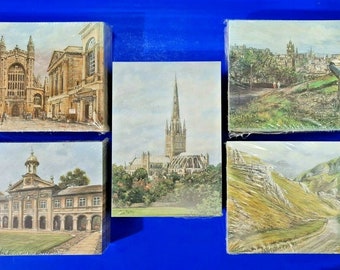 500 brandneue Kunstpostkarten, 5 Designs, The Gatehouse Collection Postcrossing