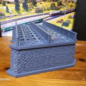Triple Track Girder Bridge Model Kit. OO/HO Gauge. Train Railway Scenery 3 - Foto 2