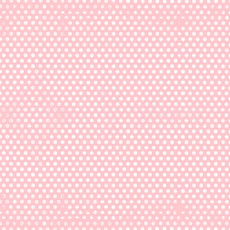 Digital Paper With Polka Dot in a Pink and White Seamless - Etsy