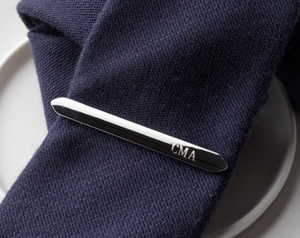 Personalised Tie Clip, Engraved Tie Clip, Men's Tie Clip, Wedding Tie Bar, Customised Tie Bar, Personalised Tie Slide, Engraved Tie Bar