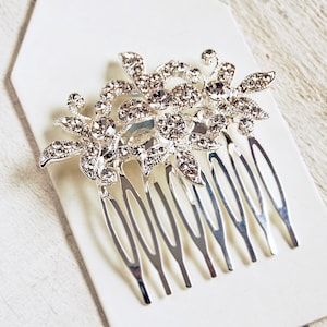Elegant Hair Comb, Vintage Style Deco Rhinestone Hair Comb, Crystal Bridal Hair Comb, Bridal Hairpiece, Bridesmaids Diamante Hair Comb