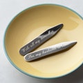 Personalised Collar Stiffeners, Engraved Metal Collar Bones, Personalised Collar Stays