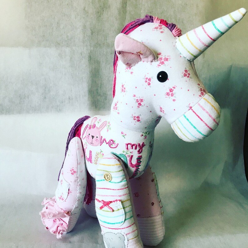 button jointed unicorn clothes unicorn unicorn plush memory unicorn Keepsake unicorn