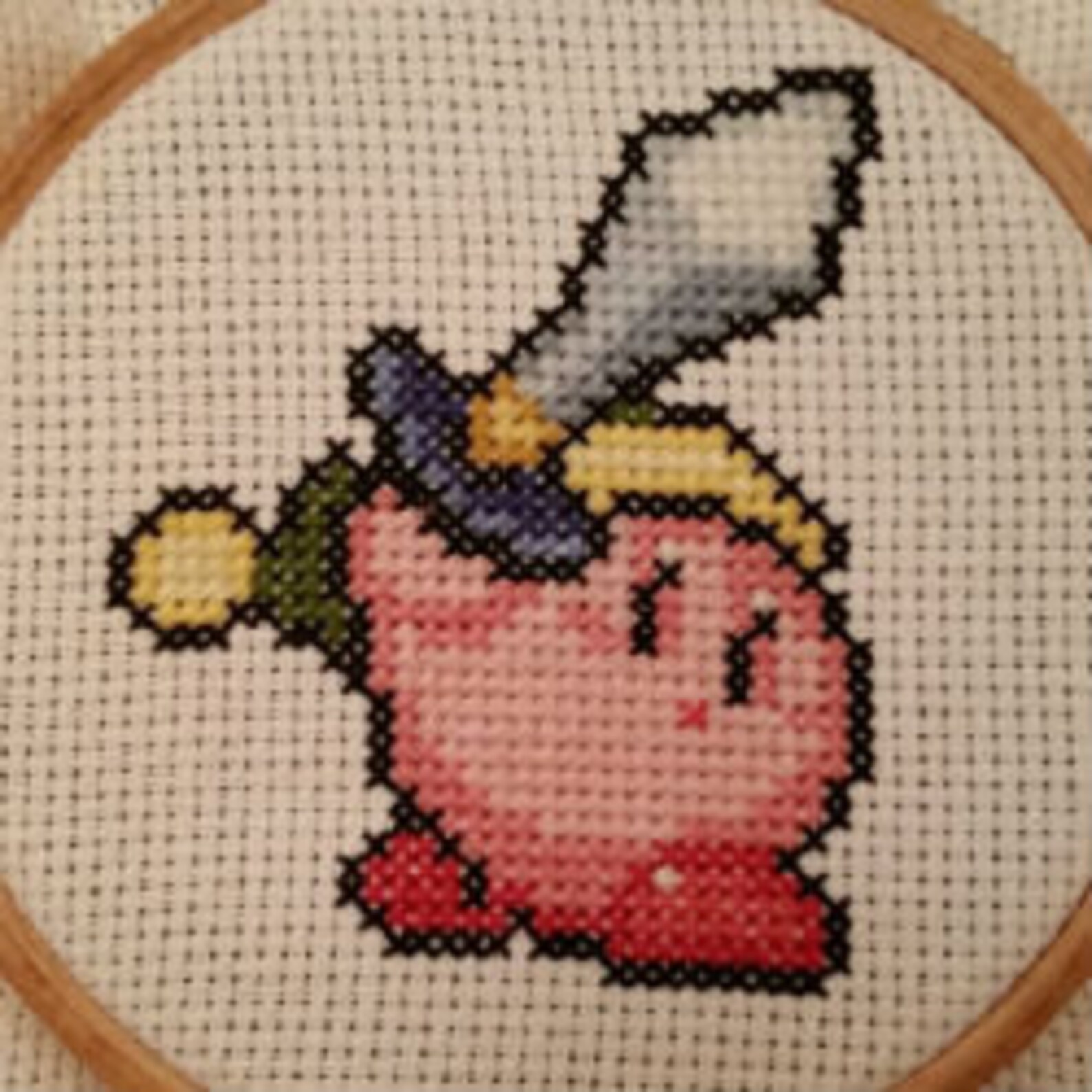Link Costume Kirby Cross Stitch Pattern Etsy
