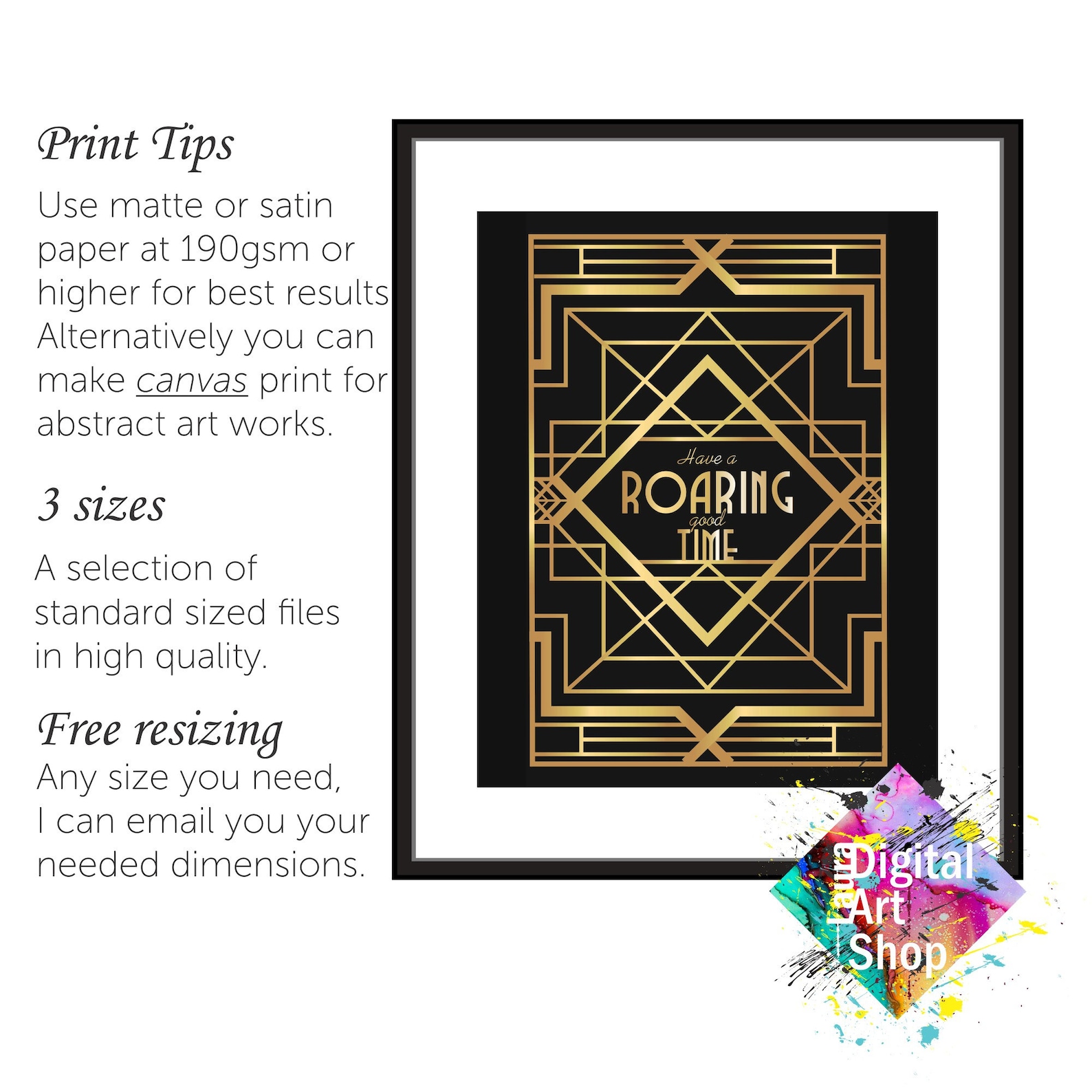 Art Deco poster Art Deco quotes Art Nouveau print Art Deco Etsy