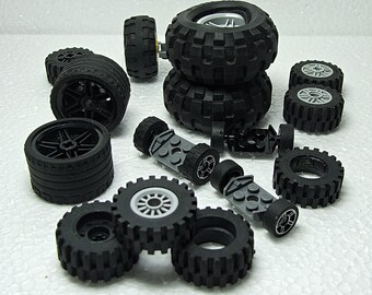 Lego 1 White rim wheel with 43.2x28S tire vehicle car truck Lego 1 White rim wheel with 43.2x28S tire vehicle car truck
