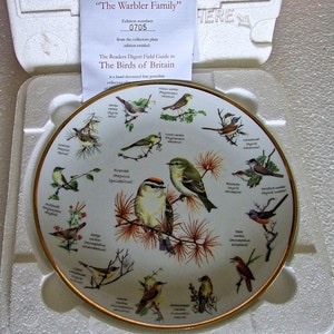 Danbury Mint &quot;The Birds of Britain - The  Warbler Family